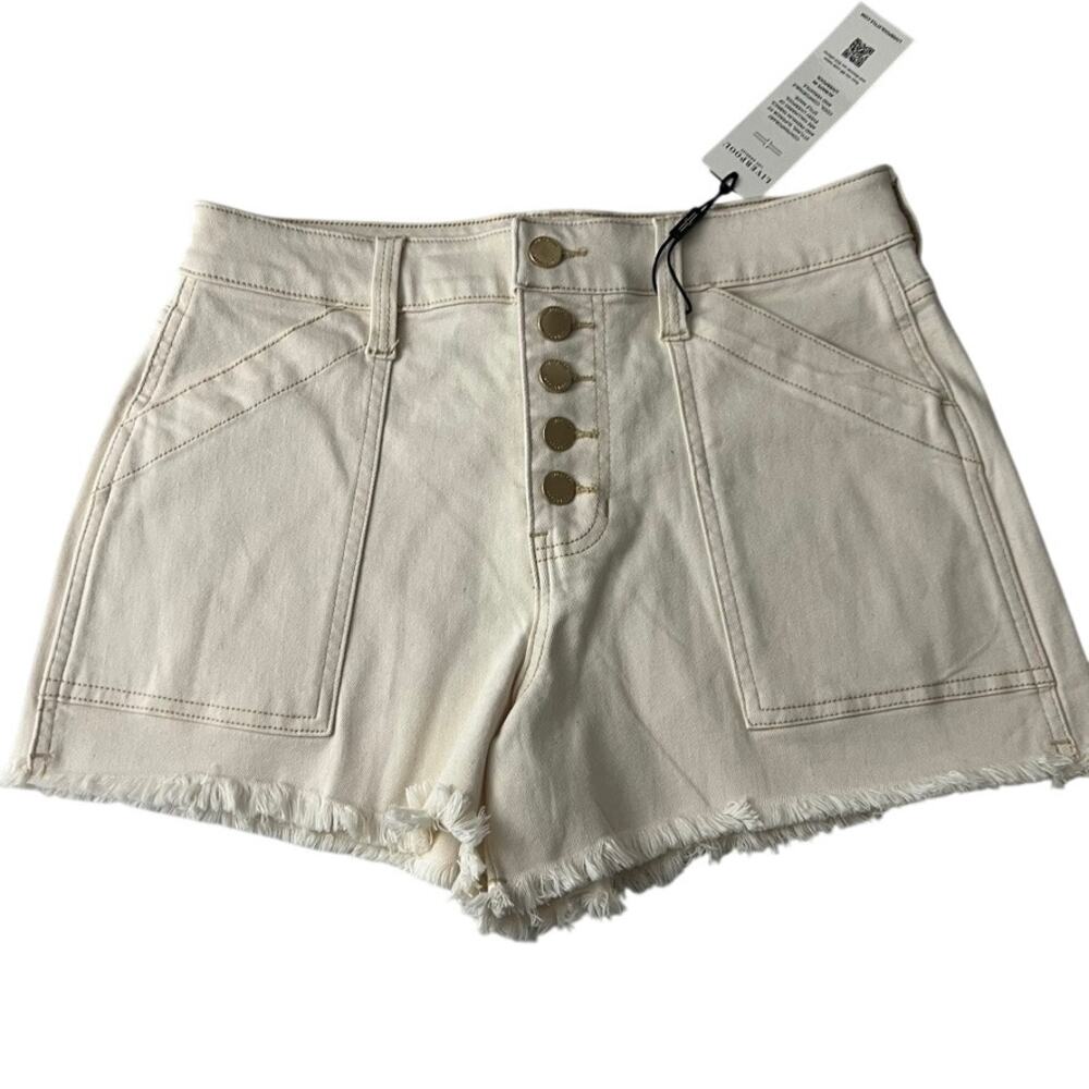 Liverpool Christine Hi Rise Short Cream Women‎ Size 4 NEW